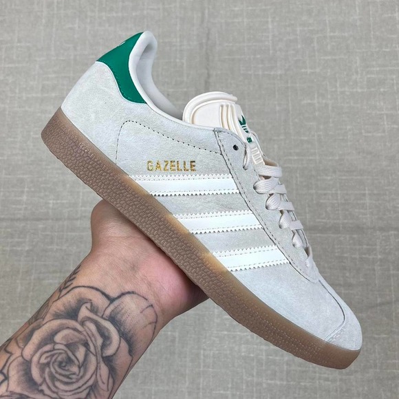 Adidas Gazelle Green Cream